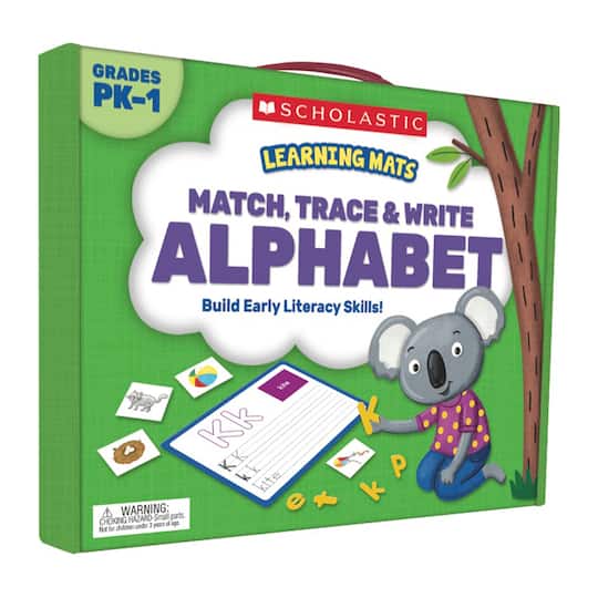 Scholastic&#xAE; Learning Mats Match, Trace &#x26; Write the Alphabet